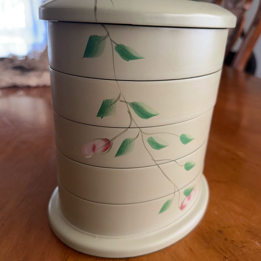 FLEX ZORN Floral Jewelry Box with Compartments - Picture 6 of 16